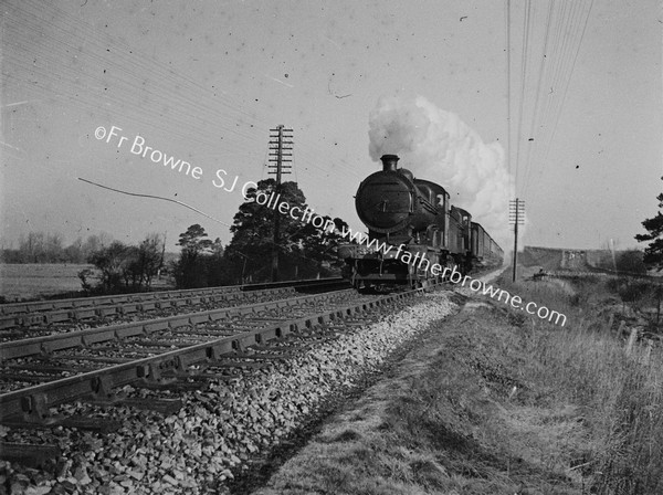 LOCO WITH SMOKE  OPEN COUNTRYSIDE